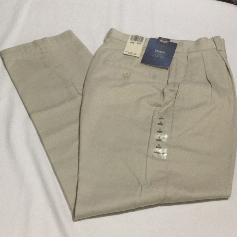 Dockers Classic No Wrinkle Khakis Pleated Vintage 80’s